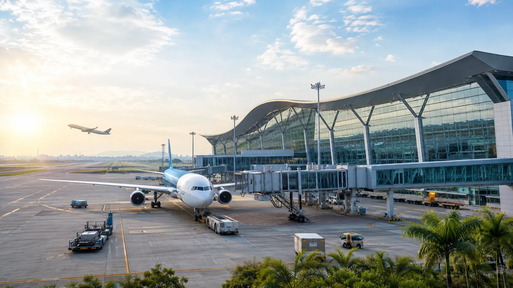 Sân bay Nội Bài với cơ sở vật chất hiện đại, tiện lợi