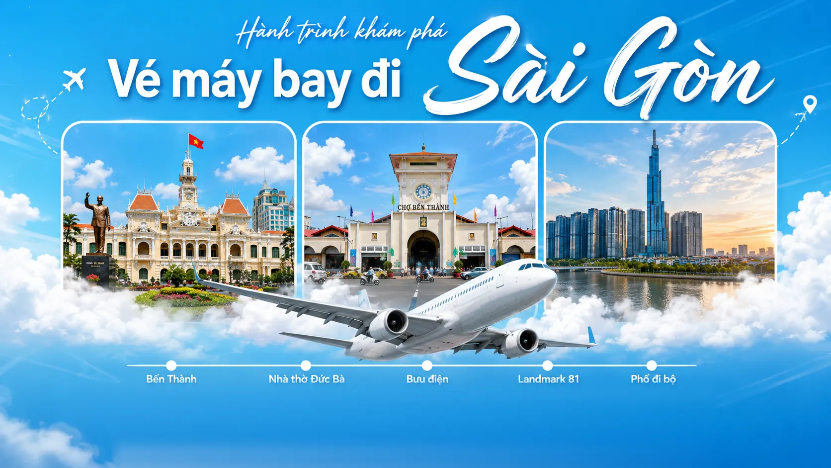 Vé máy bay đi Sài Gòn