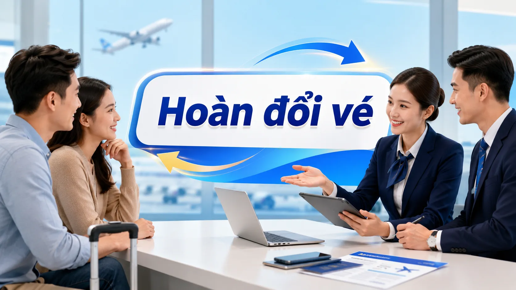 Chính sách hoàn vé, đổi vé các hãng hàng không